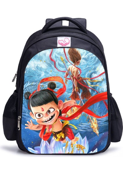 Ne Zha 2 Magic Çocuk Perili Deniz Anime Öğrenci Omuz Çantası (Yurt Dışından)