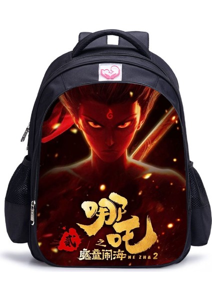 Ne Zha 2 Magic Çocuk Perili Deniz Anime Öğrenci Omuz Çantası (Yurt Dışından)