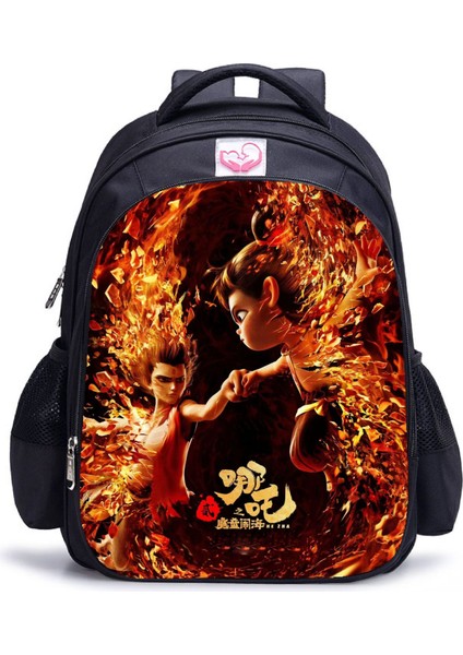 Ne Zha 2 Magic Çocuk Perili Deniz Anime Öğrenci Omuz Çantası (Yurt Dışından)