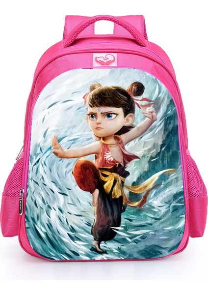 Nezha 2 Of The Magic Child Haunted The Sea Anime Omuz Çantası Öğrenciler Okul Çantası (Yurt Dışından)