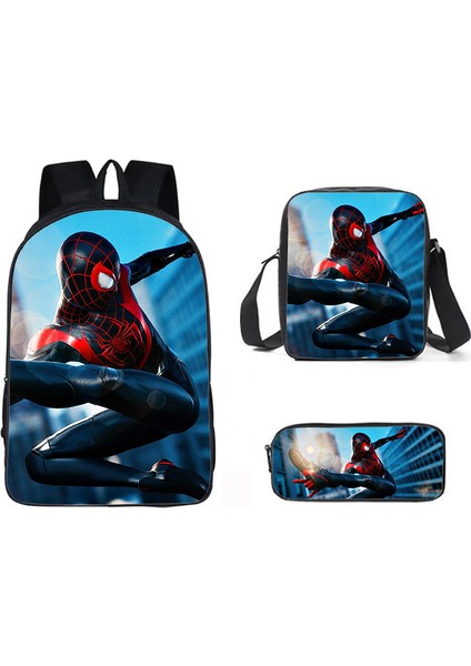 Spider-Man Street Trend Öğrenci Omuz Çantası (Yurt Dışından)
