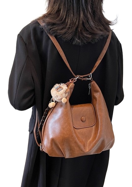 Büyük Kapasiteli Bayan Omuz Çapraz Askılı Çantanın Üst Düzey Anlamı (Yurt Dışından)