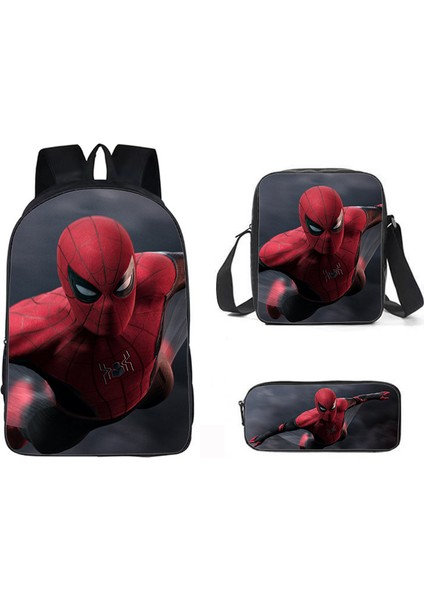 Spider-Man Street Trend Öğrenci Omuz Çantası (Yurt Dışından)