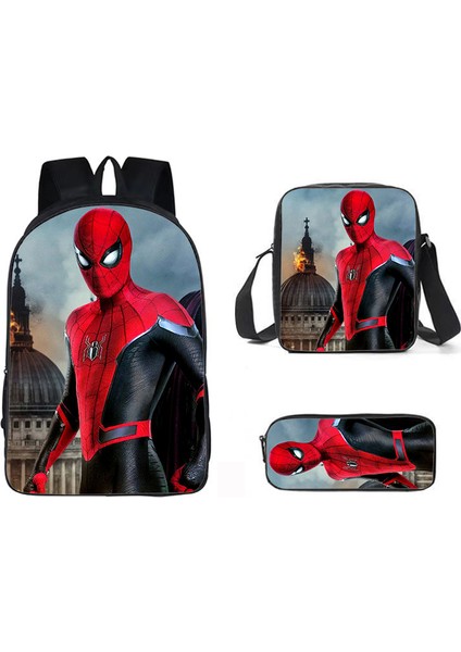 Spider-Man Street Trend Öğrenci Omuz Çantası (Yurt Dışından)