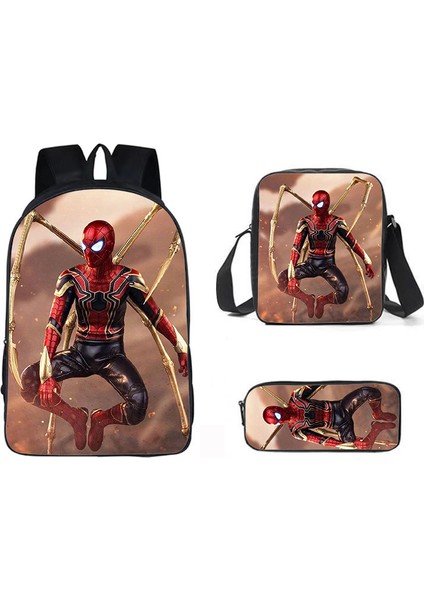 Spider-Man Street Trend Öğrenci Omuz Çantası (Yurt Dışından)