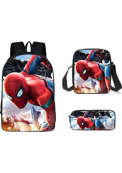 Spider-Man Street Trend Öğrenci Omuz Çantası (Yurt Dışından)