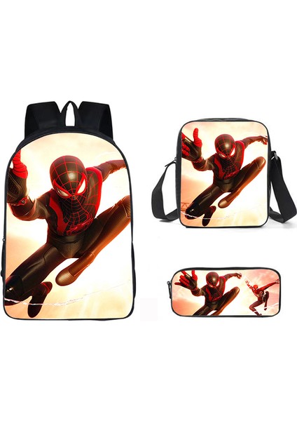 Spider-Man Street Trend Öğrenci Omuz Çantası (Yurt Dışından)