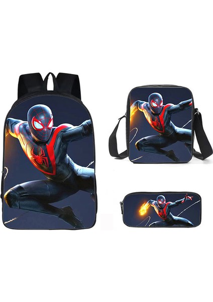 Spider-Man Street Trend Öğrenci Omuz Çantası (Yurt Dışından)