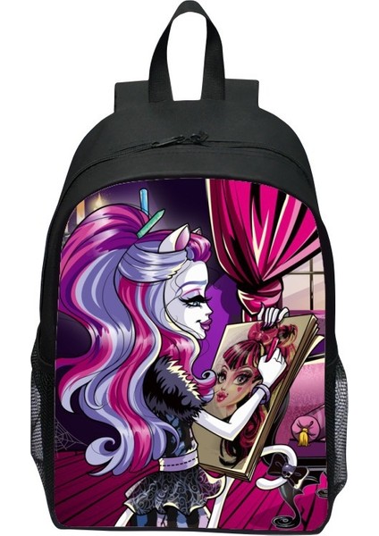 Monster High Okul Çantası Karikatür Omuz Çantası (Yurt Dışından)