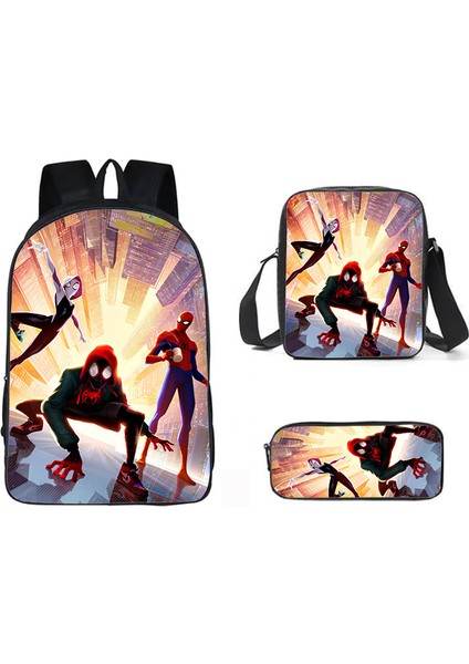 Spider-Man Street Trend Öğrenci Omuz Çantası (Yurt Dışından)