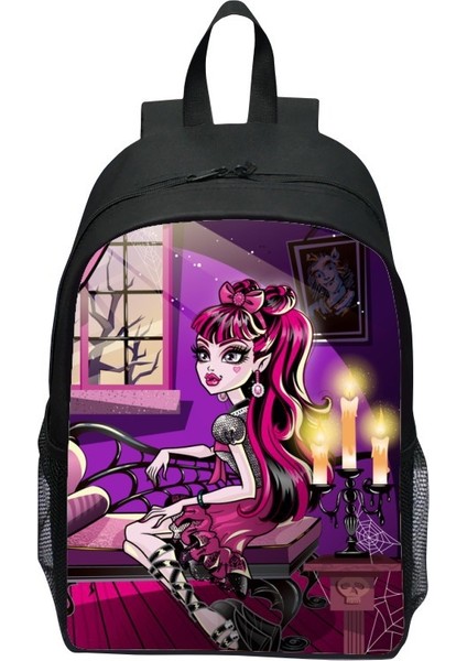 Monster High Okul Çantası Karikatür Omuz Çantası (Yurt Dışından)