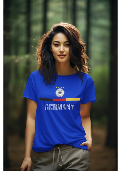 Almanya Milli Takım Forma Baskılı Unisex Kısa Kollu Tişört T-Shirt fiyatları