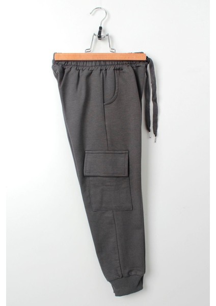 Çocuksan Cepli Unisex Çocuk Eşofman Altı - Füme - 16 Yaş