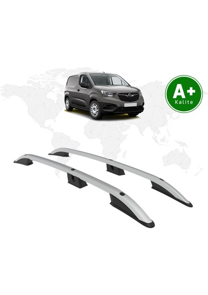 Opel Combo Panelvan Tavan Çıtası Uzun Şase 2019 Model Ve Sonrası Gri