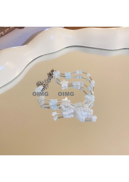 Yeni Yay Zirkonya Kristal Boncuklu Sır Bilezik Yeni Moda Yüz Maç (Yurt Dışından)