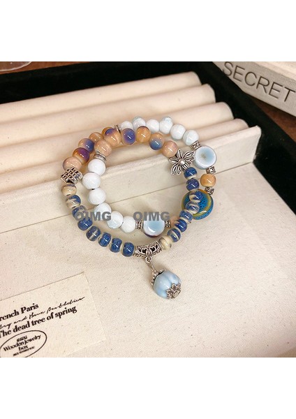 Yeni Yay Zirkonya Kristal Boncuklu Sır Bilezik Yeni Moda Yüz Maç (Yurt Dışından)