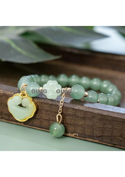 Yeni Iyi Şans Kedi Gözü Taşı Niş Iş ve Neşe Kolye Bilezik Hediye (Yurt Dışından)