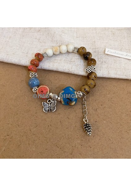 Yeni Yay Zirkonya Kristal Boncuklu Sır Bilezik Yeni Moda Yüz Maç (Yurt Dışından)