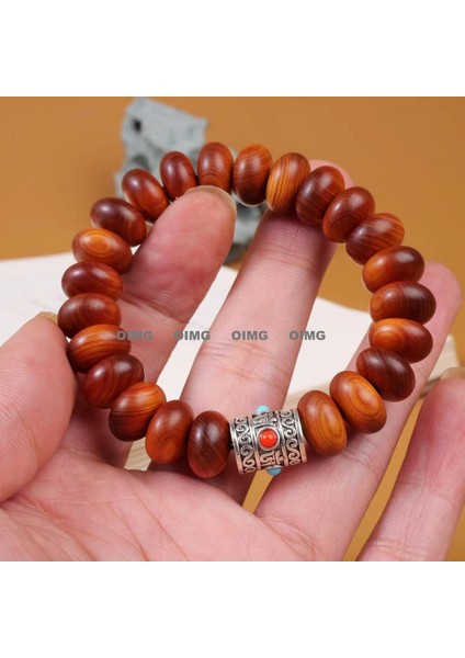Yeni Iyi Şans Elma Boncukları Nimetler Eski Sandal Ağacı Eski Malzeme Tesbih El Eski Sandal Ağacı Dize Bilezik Bileklik (Yurt Dışından)