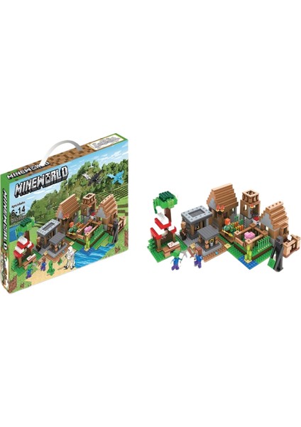 Phantom Ninja Benim Dünyam Küçük Ağaç Ev Yapı Taşları Puzzle Kız ve Erkek Çocuk Eğitici Oyuncaklar (Yurt Dışından)