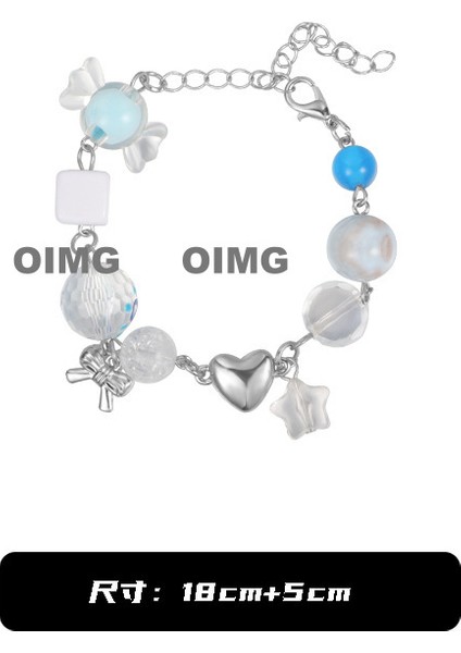 Yeni Yay Zirkonya Kristal Boncuklu Sır Bilezik Yeni Moda Yüz Maç (Yurt Dışından)