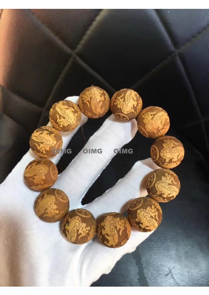 Yeni Iyi Şans Elma Boncukları Nimetler Eski Sandal Ağacı Eski Malzeme Tesbih El Eski Sandal Ağacı Dize Bilezik Bileklik (Yurt Dışından)