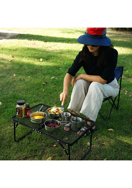 5 Parçalık Kamp Ekipman Seti - Taşınabilir Paslanmaz Çelik Tencere, Dayanıklı Paslanmaz Kupa ve Kase, Açık Hava Partileri Için (Yurt Dışından) fırsatları