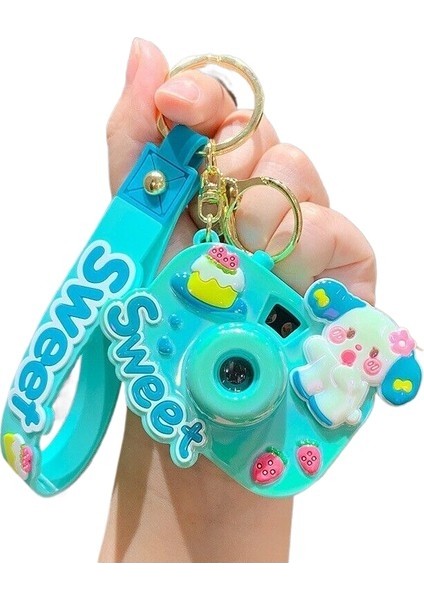 Sanrio Pr Ksiyon Kamera Anahtarlık Yaratıcı Araba Çantası Anahtarlık Kolye (Yurt Dışından)