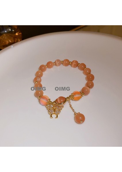 Yeni Yay Zirkonya Kristal Boncuklu Sır Bilezik Yeni Moda Yüz Maç (Yurt Dışından)