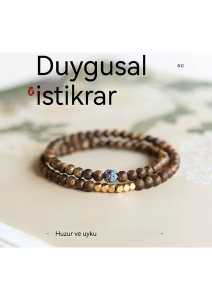 Yeni Çin Tarzı Sandal Ağacı Bilezik (Yurt Dışından)