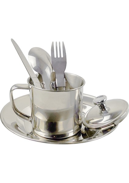 Taşınabilir Kamp Piknik Seti - Paslanmaz Çelik Yemek Takımı, Dayanıklı ve Paslanmaz, Açık Hava Etkinlikleri Için (Yurt Dışından) fiyatları