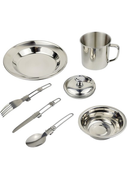 Taşınabilir Kamp Piknik Seti - Paslanmaz Çelik Yemek Takımı, Dayanıklı ve Paslanmaz, Açık Hava Etkinlikleri Için (Yurt Dışından) modelleri