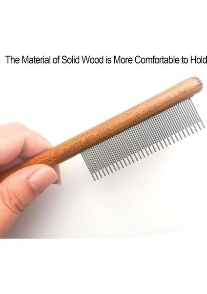 Fsfeng Kedi Tarağı, Köpek Tarağı, Kediler, Köpekler ve Tavşanlar Için Masif Ahşap Pet Tarak Bakım Ar (Yurt Dışından) fırsatları