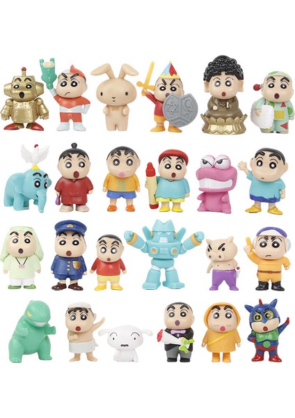 24 Parçalı Crayon Shin-Chan Model Bebek Seti (Yurt Dışından)