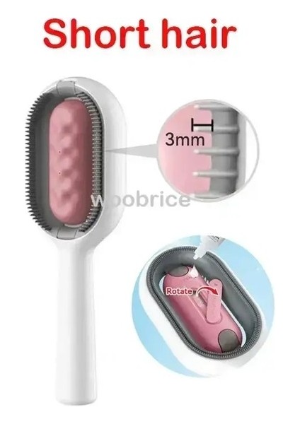 Evcil Ürünleri Kedi Tarakları Kediler Için Evcil Saç Temizleme Fırçası Köpek ve Kedi Tarakları Aksesuarları Köpekler Hayvan Kedi Masajı Bakımı Yün Fırçası Renk:mavi Uzun (Yurt Dışından)