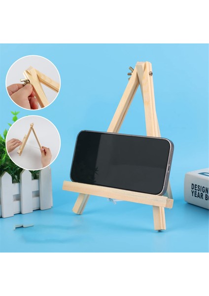 10 Adet Ahşap Şövale, 9 Inç Masaüstü Şövale, Üçayak, Boyama Için (Yurt Dışından) modelleri