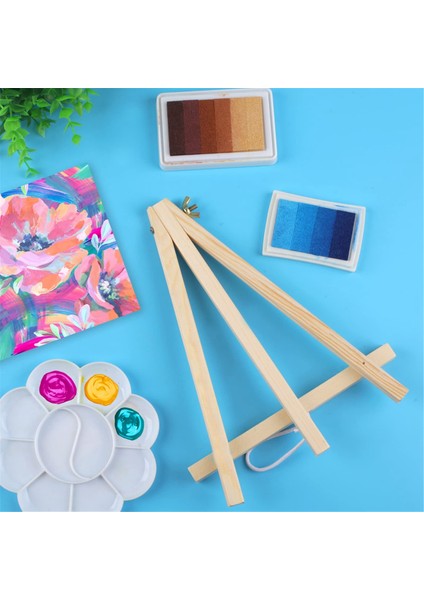 10 Adet Ahşap Şövale, 9 Inç Masaüstü Şövale, Üçayak, Boyama Için (Yurt Dışından) fırsatları