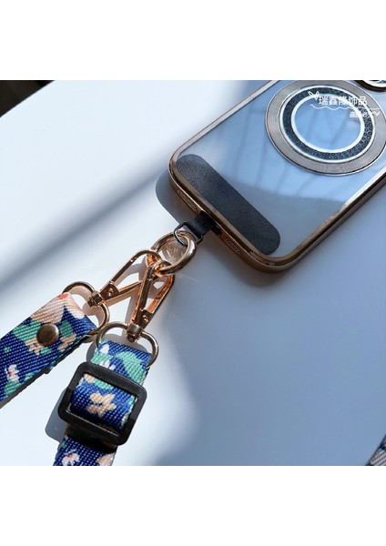 Luxıxı Tuval Cep Telefonu Kordon Çapraz Omuz Ağı Kırmızı Omuz Geri Cep Telefonu Z珠宝ri Ayarlanabilir Güçlü Geniş Kordon Uzun (Yurt Dışından)