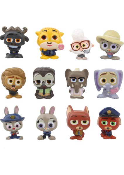 12 Adet Zootopia Model Bebek (Yurt Dışından)