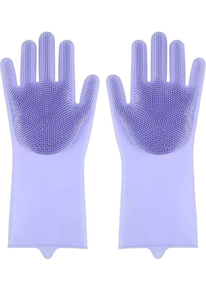 Guadiaola Pet Bakım Temizleme Eldivenleri Köpek Kedi Banyo Şampuan Eldiven Scrubber Sihirli Bulk Tem (Yurt Dışından)