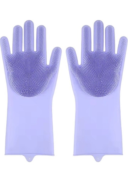 Guadiaola Pet Bakım Temizleme Eldivenleri Köpek Kedi Banyo Şampuan Eldiven Scrubber Sihirli Bulk Tem (Yurt Dışından)
