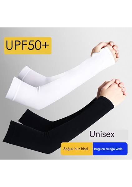 Güneş Koruyucu Plaj Bloz Açık Spor Buz Kolları Yaz Açık Bisiklet Sürüş Buz Kolları UPF50+ (Yurt Dışından) fiyatları