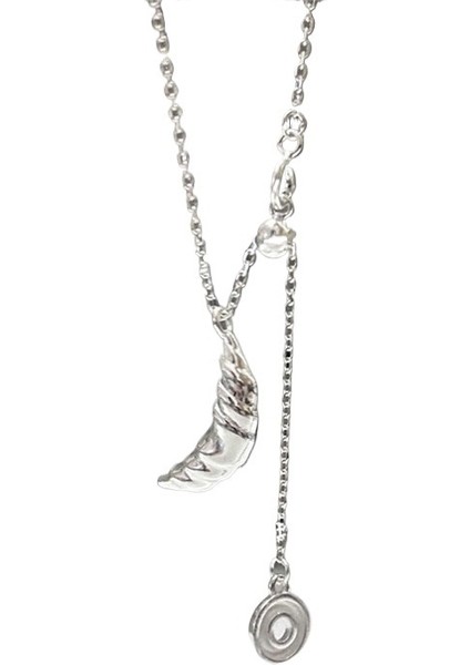 Akuamarin Kelebek Kolye Niş Üst Düzey Lüks Köprücük Kemiği Zinciri (Yurt Dışından)