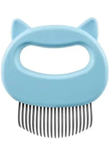 Pet Comb Koruma Tarakı Için Kedi Köpek Evcil Hayvan Abs Yumuşak Fırça Konforlu Saç Bakım Tarakı Kedi Aksesuarları Evcil Hayvan Kedi Fırçası Renk: Mavi (Yurt Dışından)