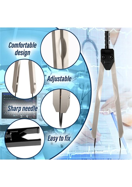Ekg Kumpasları Ekg Kumpas Ölçüm Aleti Cetvel Siyah Kumpas (Yurt Dışından) modelleri
