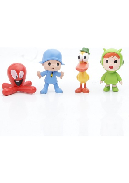 7 Küçük P'nin Pocoyo Modelleri Youyou, Bato, Ördek, Köpek Yavrusu, Lula, Ellie, Fil Model Bebekleri (Yurt Dışından)