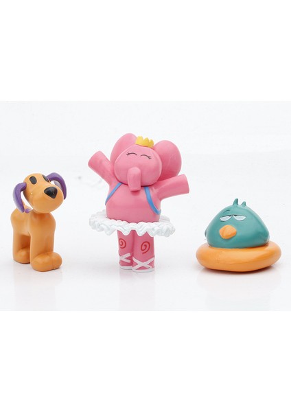 7 Küçük P'nin Pocoyo Modelleri Youyou, Bato, Ördek, Köpek Yavrusu, Lula, Ellie, Fil Model Bebekleri (Yurt Dışından)