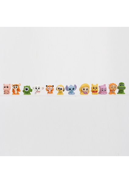 48 Sevimli Mini Prenses Canavar Stitch Sevimli Kapsül Oyuncaklar (Yurt Dışından)