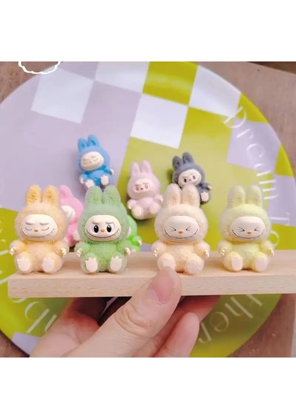 Cartoon Labubu Serisi Mini Akıllı Sevimli Bebek Hediyesi Diy Kolye Aksesuarları Dekorasyon Kawaii Toys Hediye Noel Hediye Renk: Labubu 10PCS (Yurt Dışından)