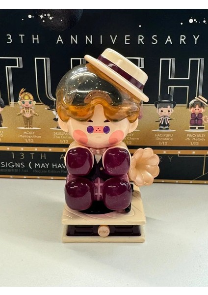 13. Yıldönümü Spotlight Serisi Sp Blind Box Hirono Koleksiyon Figürinleri ve Labubu Dekoratif Ürünler Baskı Renk: Pino Jelly (Yurt Dışından)